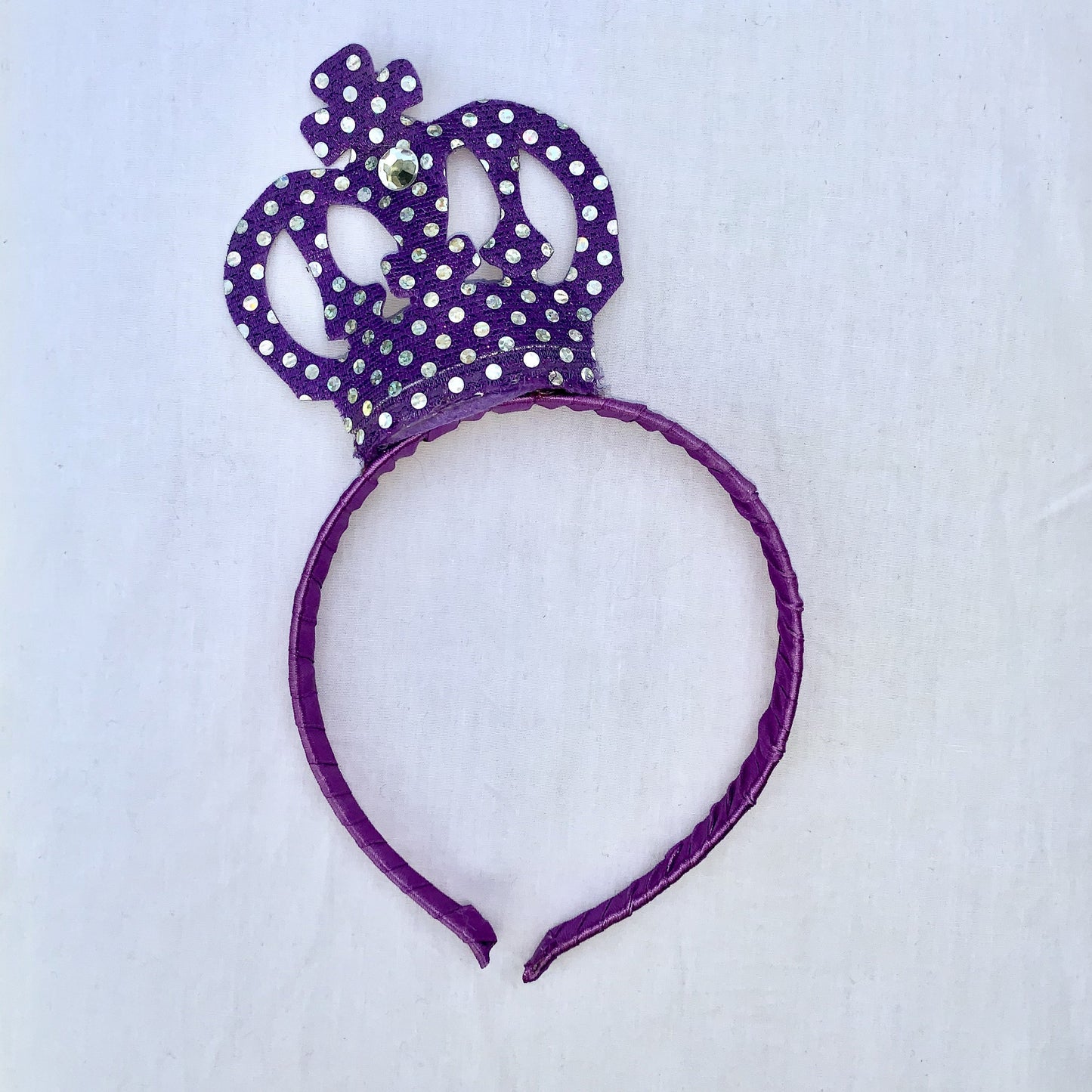 Sequin Crown Purple