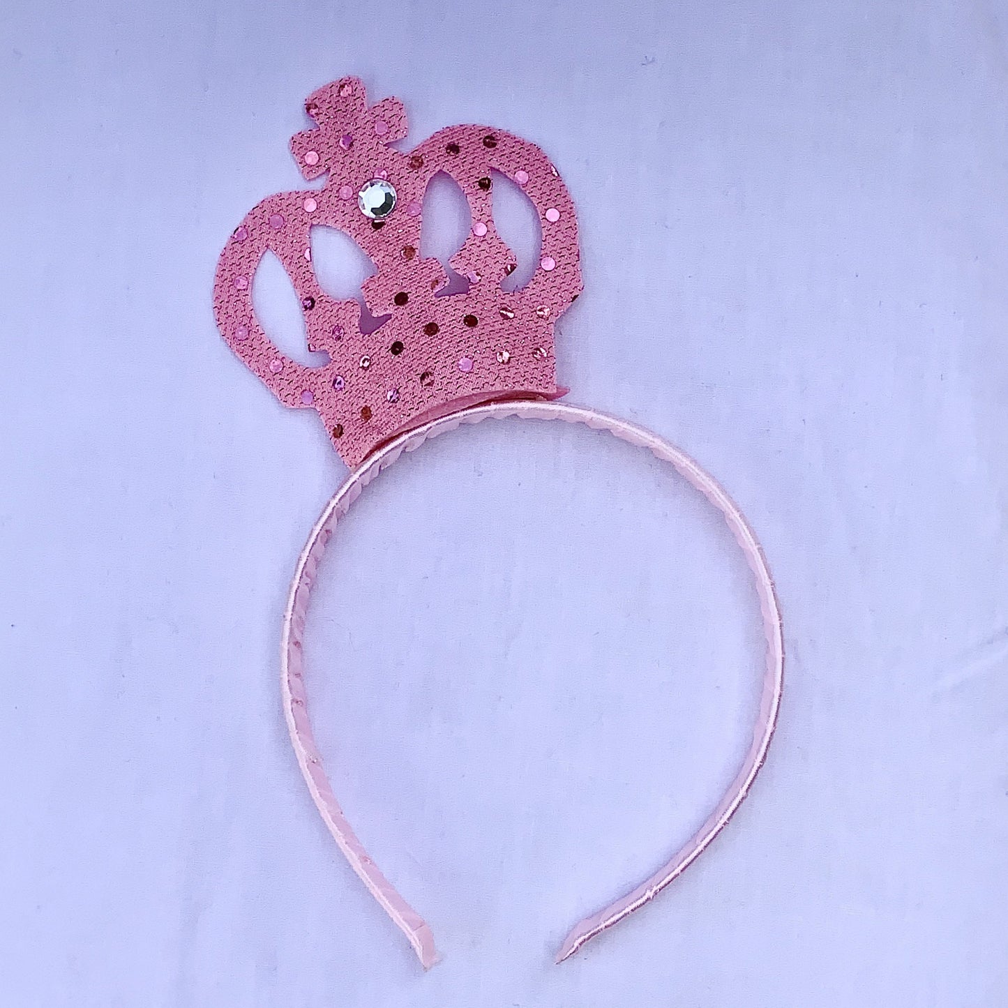Sequin Crown Pink