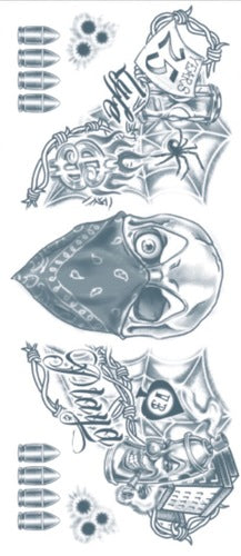 Vandal Special FX Temporary Neck Tattoos