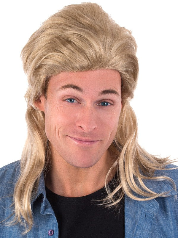 80s mullet wig outlet blonde