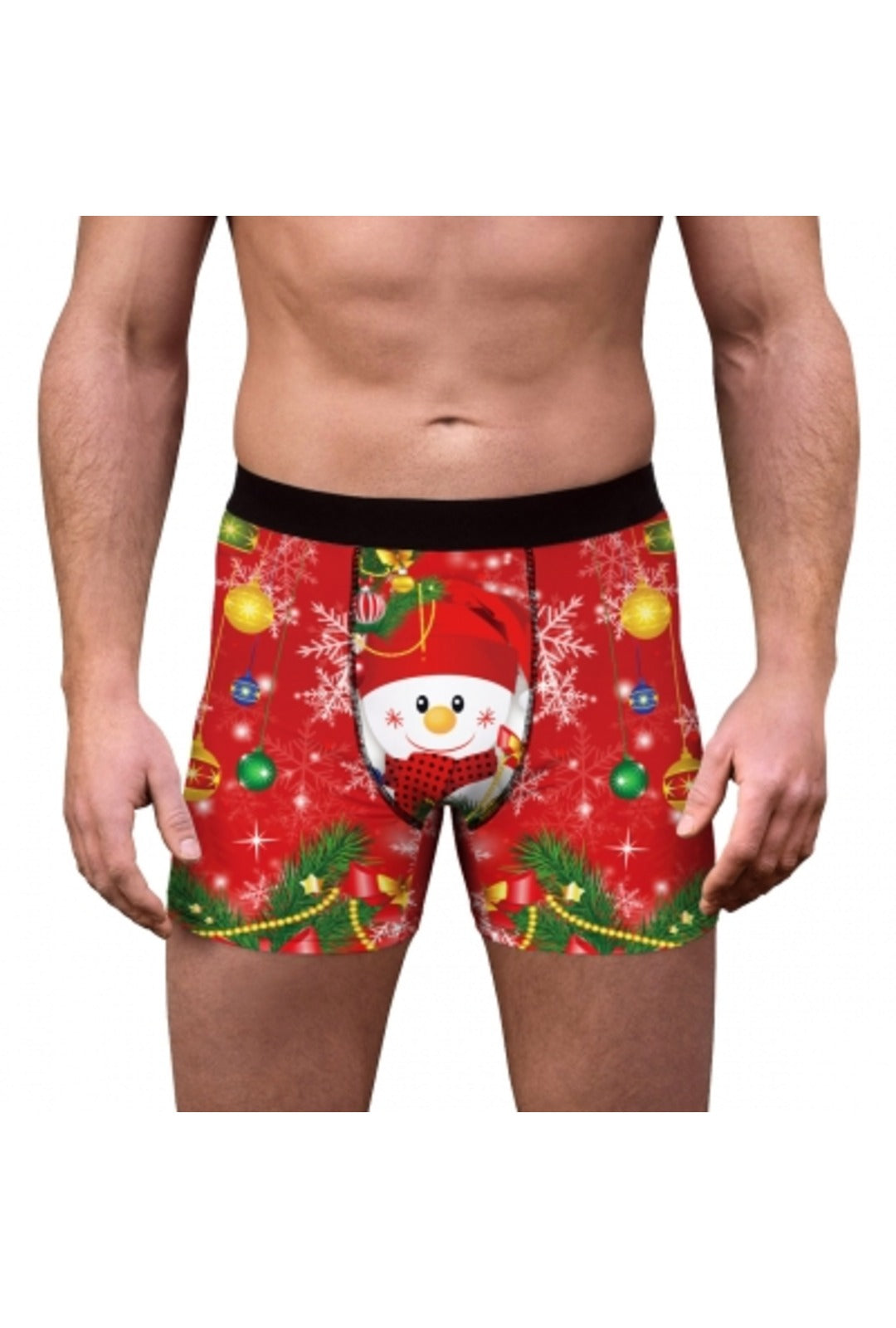 Mens Christmas Lights Novelty Underwear Boxer Briefs Medium 