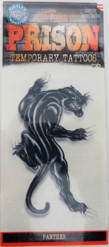 Panther - Prison - Temporary Tattoo
