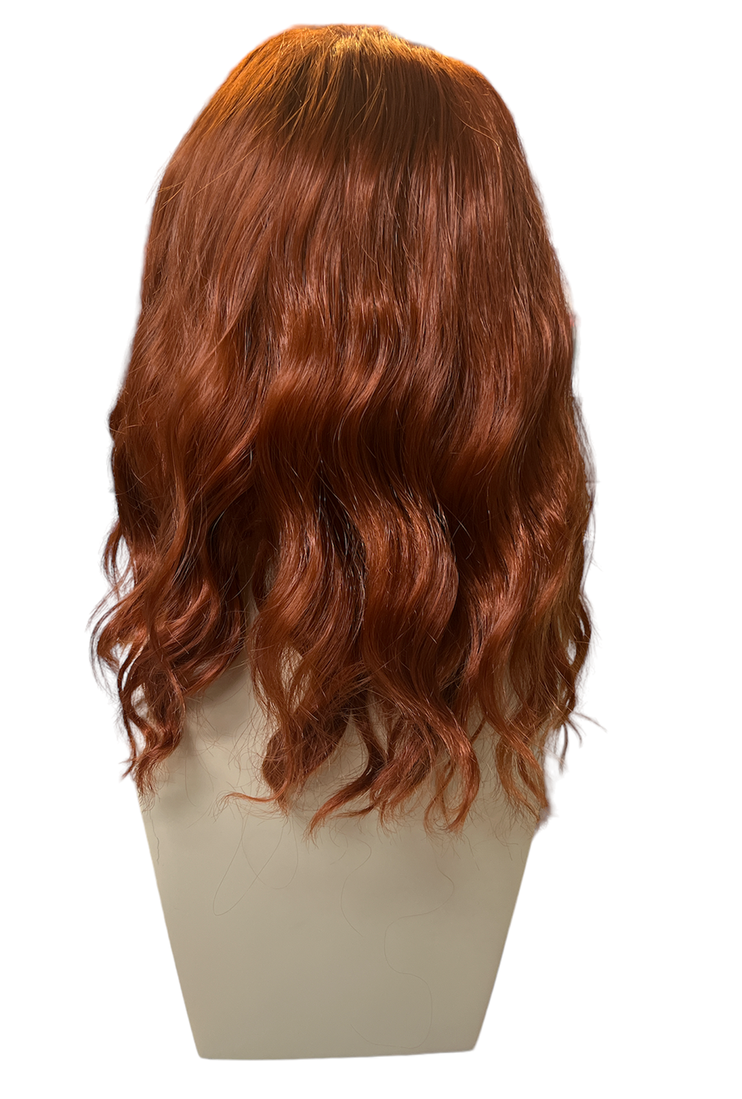 Auburn Red Shoulder Length Loose Wave Wig