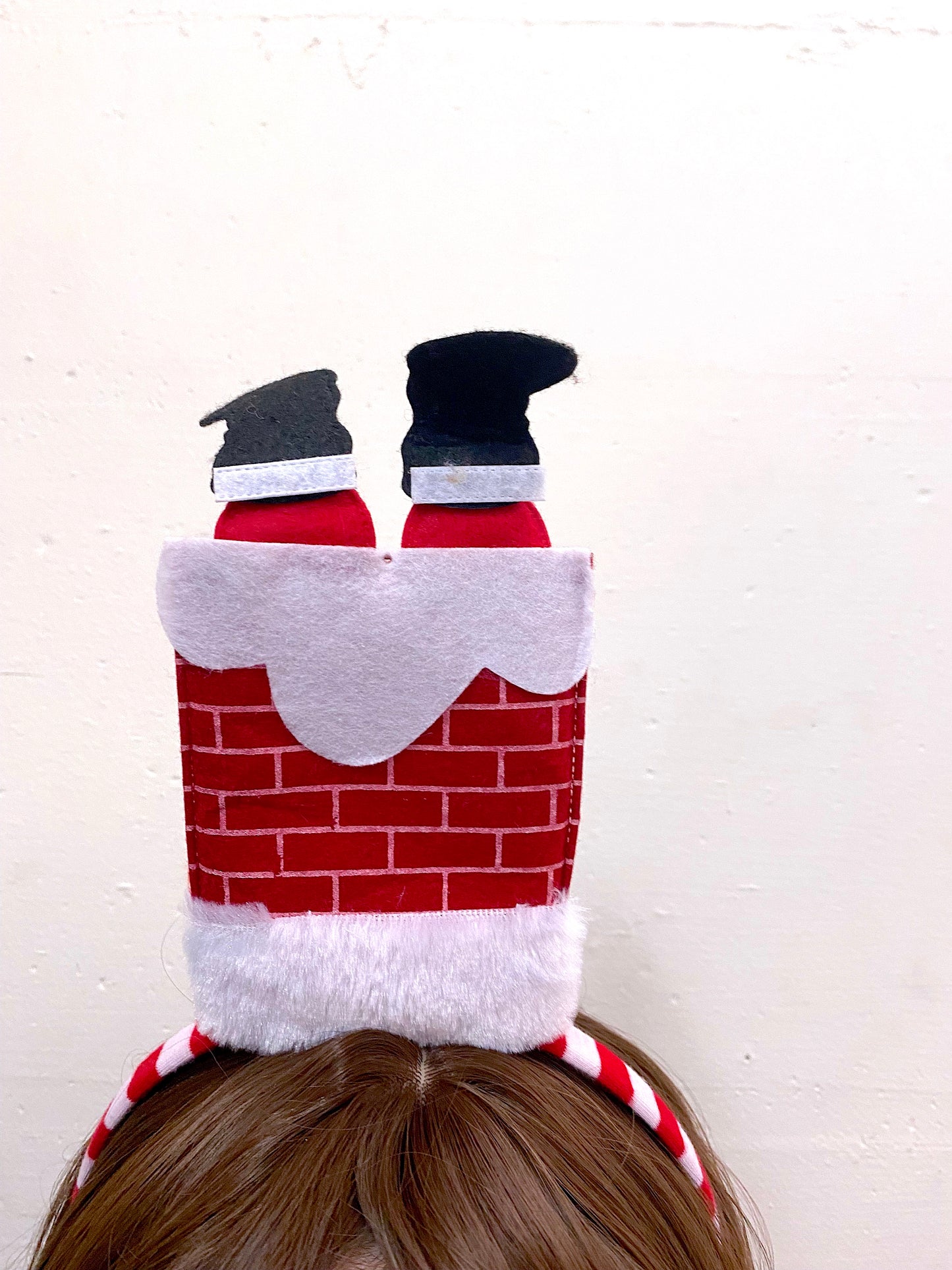 Santa in Chimney Headband