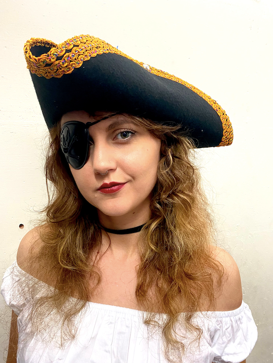 Pirate Skull and Bones Eye Patch