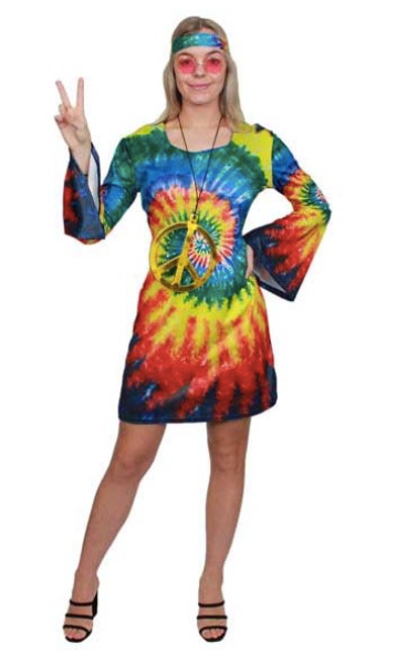 Rainbow Hippie Dress