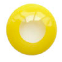 bright yellow contact lenses for cat or anime demon costume