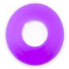 Party Lens #43 Solid Purple Contact Lenses
