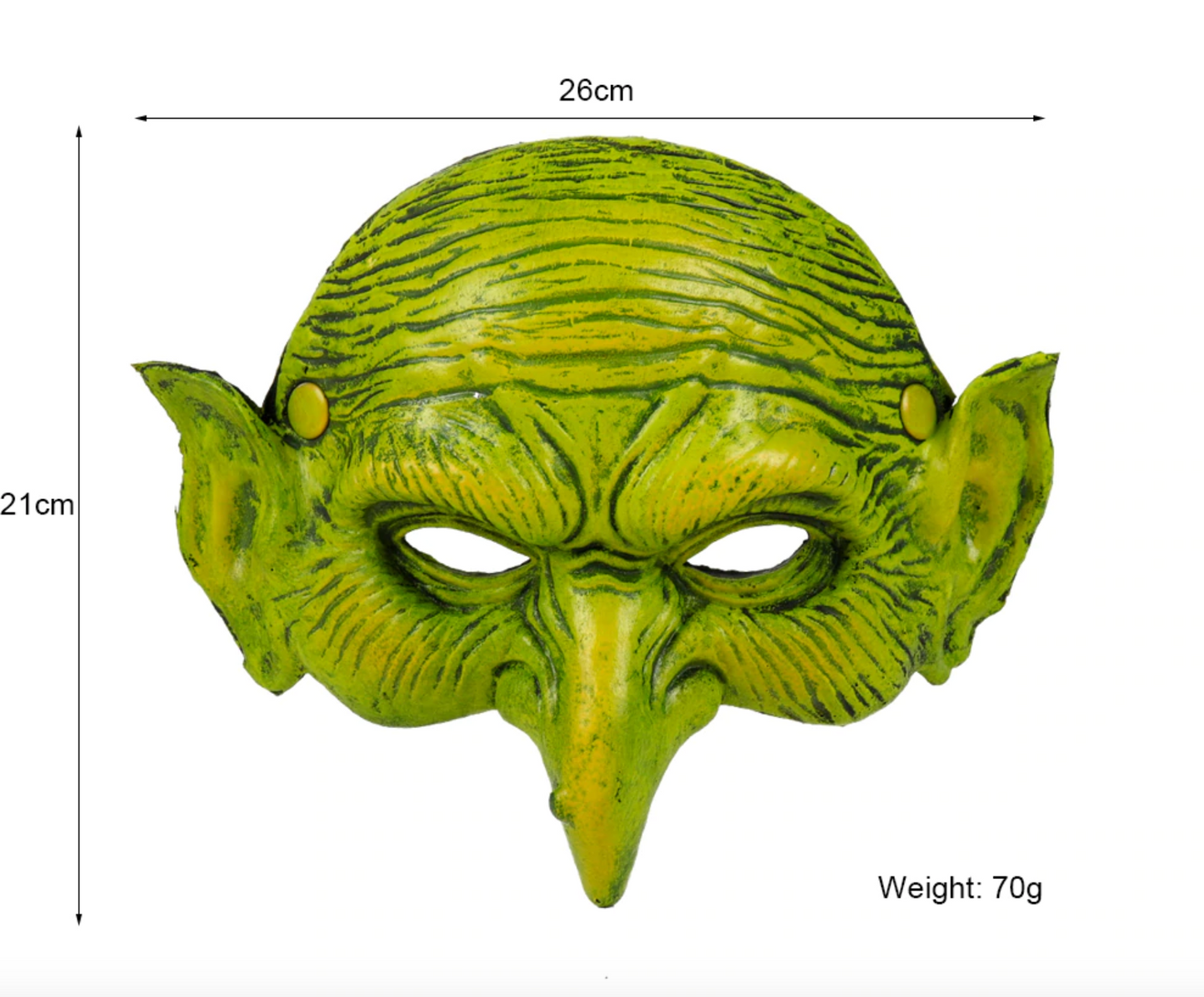 Green Goblin Witch Mask
