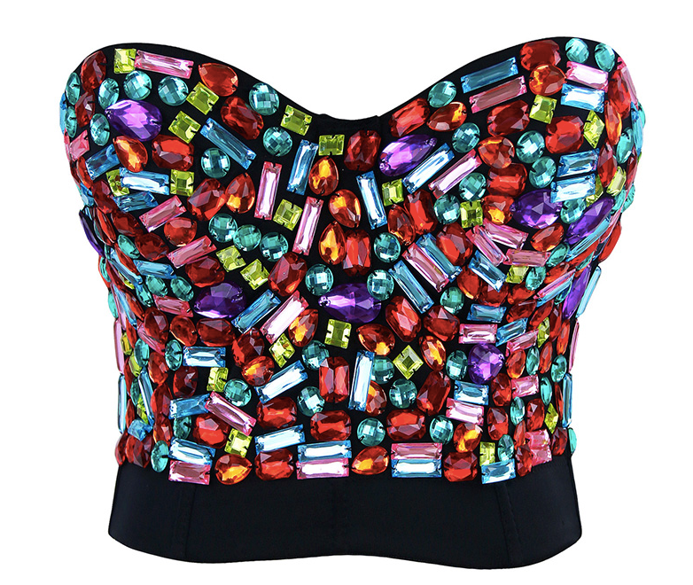 Multi Jewelled Bralette