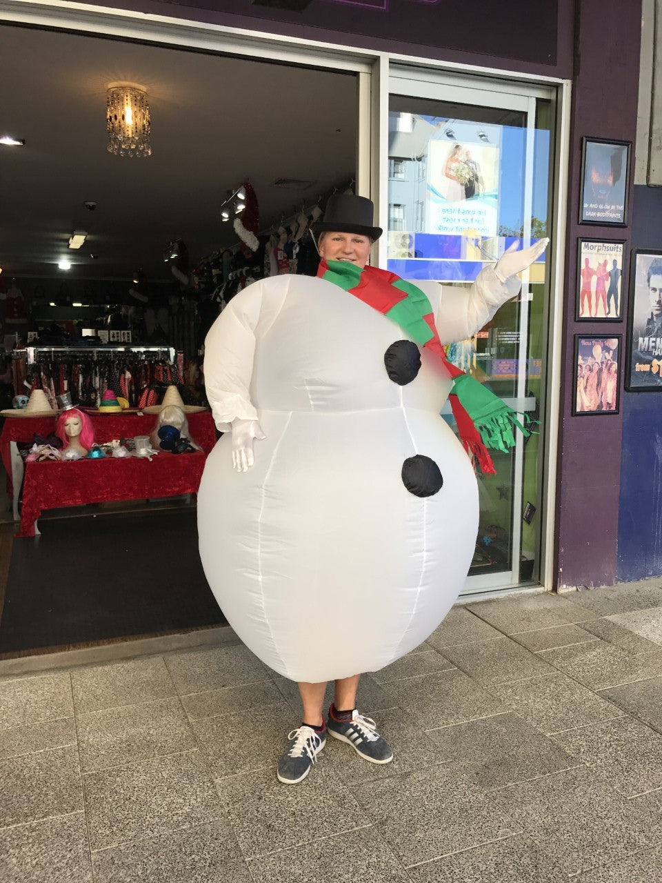 Christmas Snowman Inflatable Costume