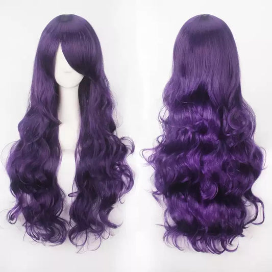Deep Purple Long Curly Cosplay Wig