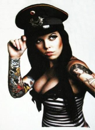 Pilot Tattoo Girl Tee