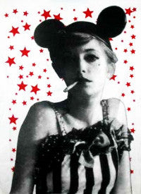 Girl With Mouse Ears T-shirt