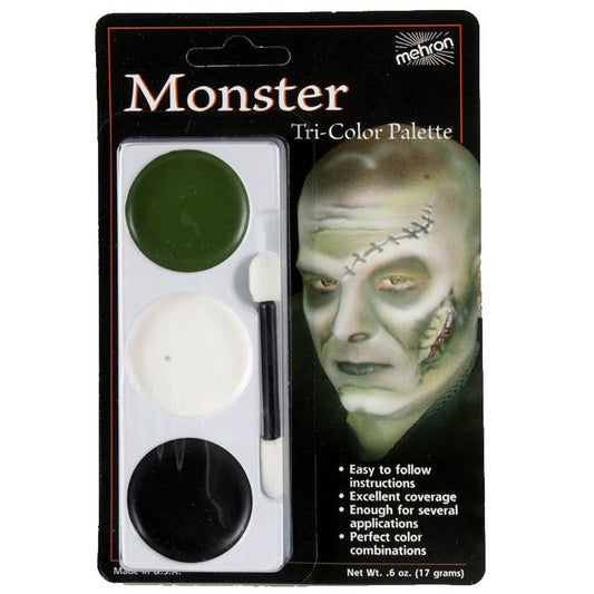 Mehron Tri-Colour Make up Palette: Monster