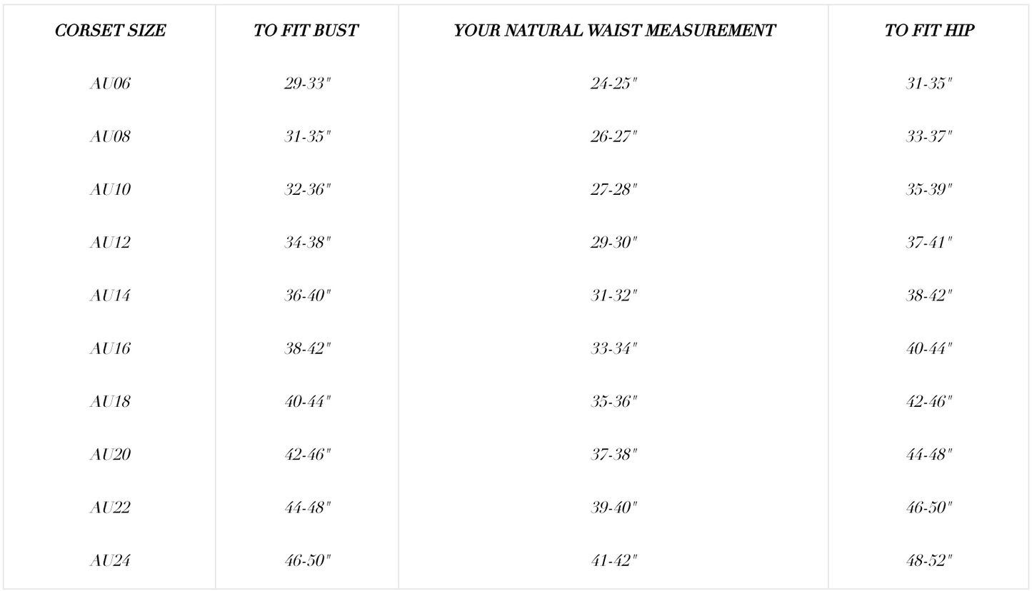 Paisley White Hip Underbust Corset