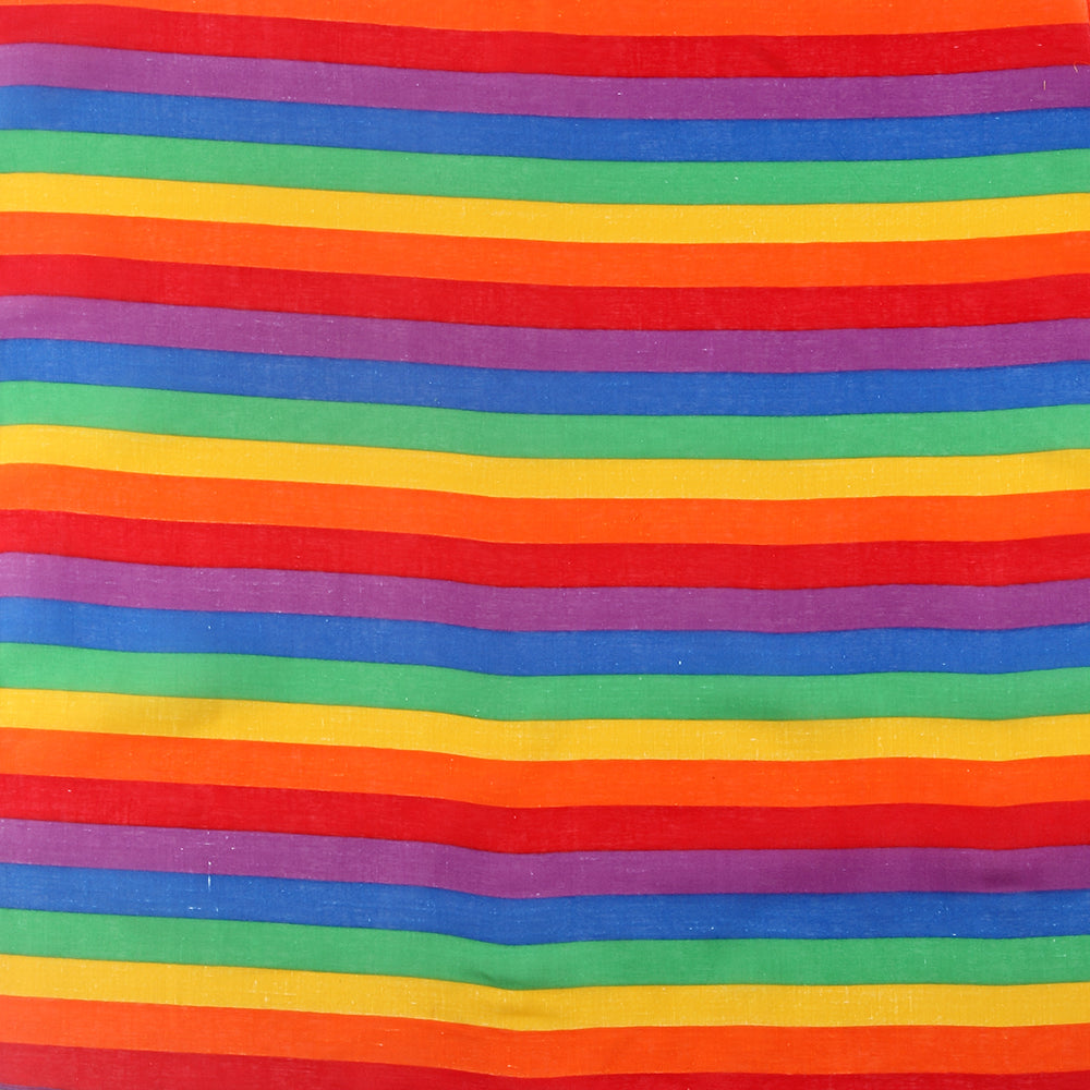 rainbow stripes repeating pattern bandana