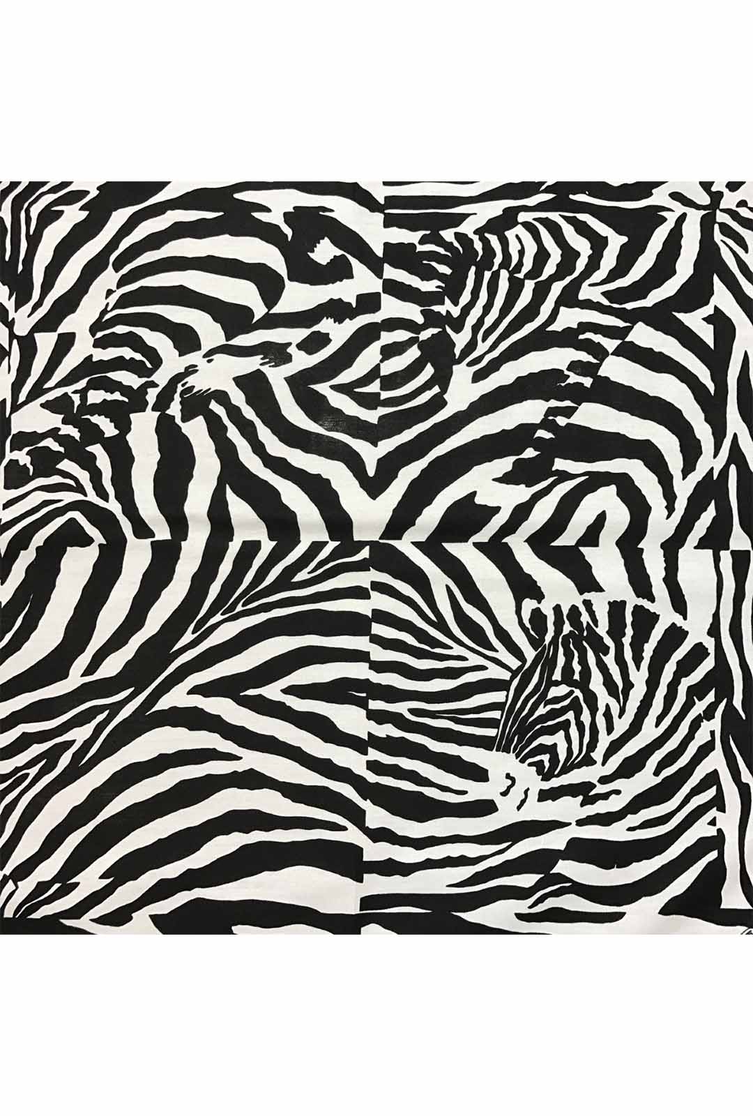 zebra print bandana