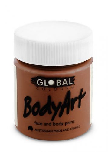 Brown Global Body Art Face and Body Paint 45ml