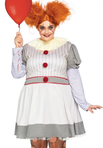 PLUS IT Pennywise Clown Dress Costume