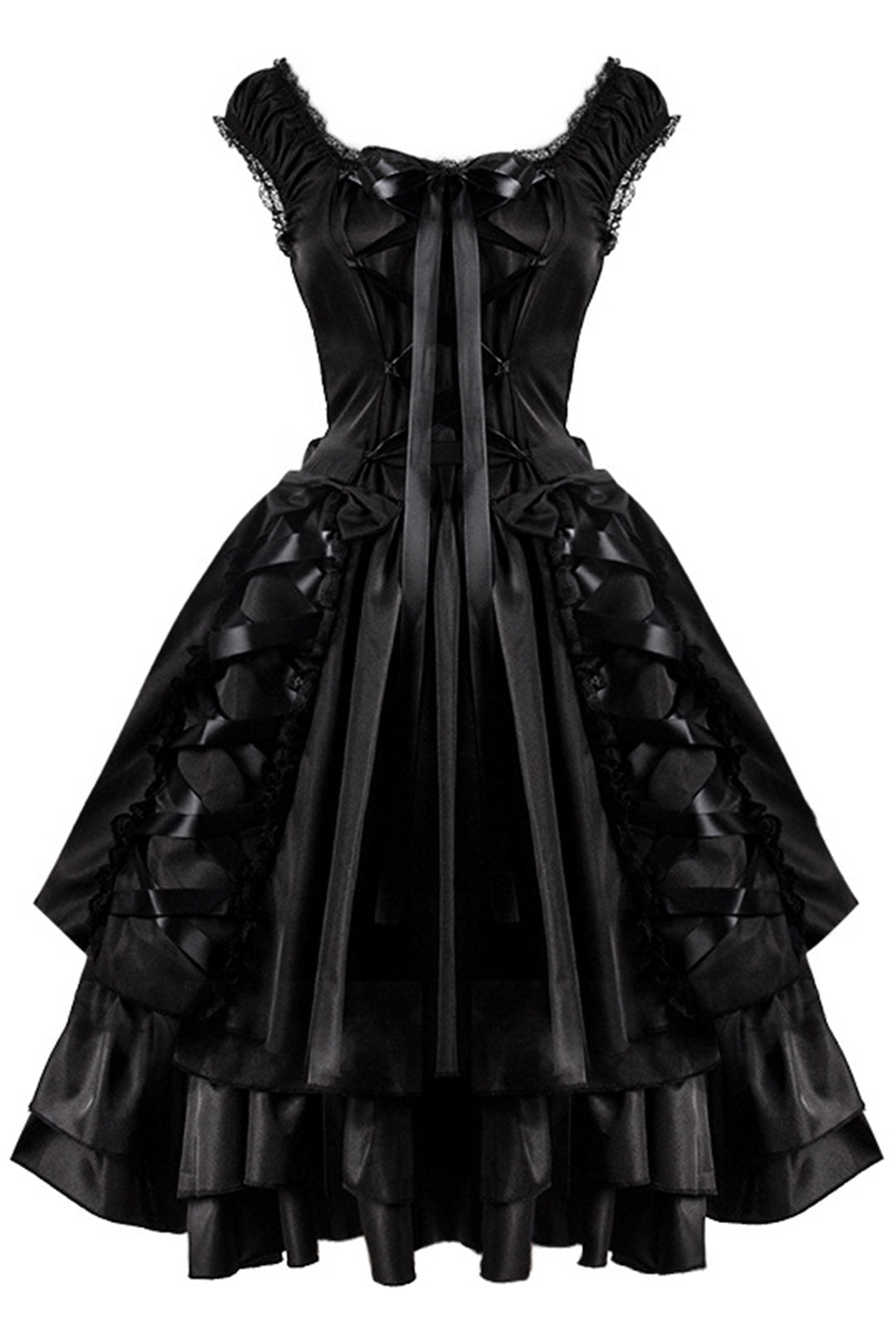 Black Gothic Victorian Dress Perth