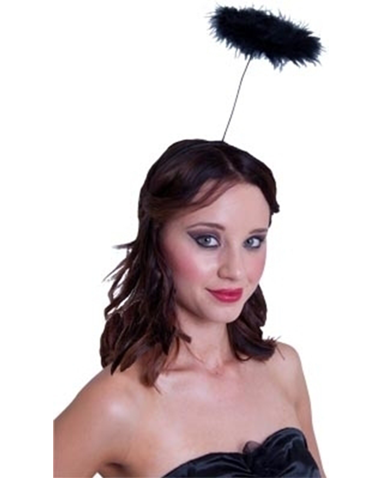 Black Feather Halo Headband