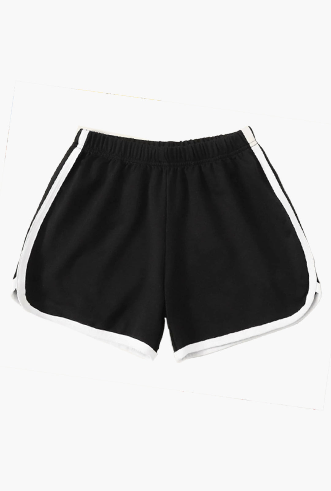 Black Athletic Striped Shorts Perth