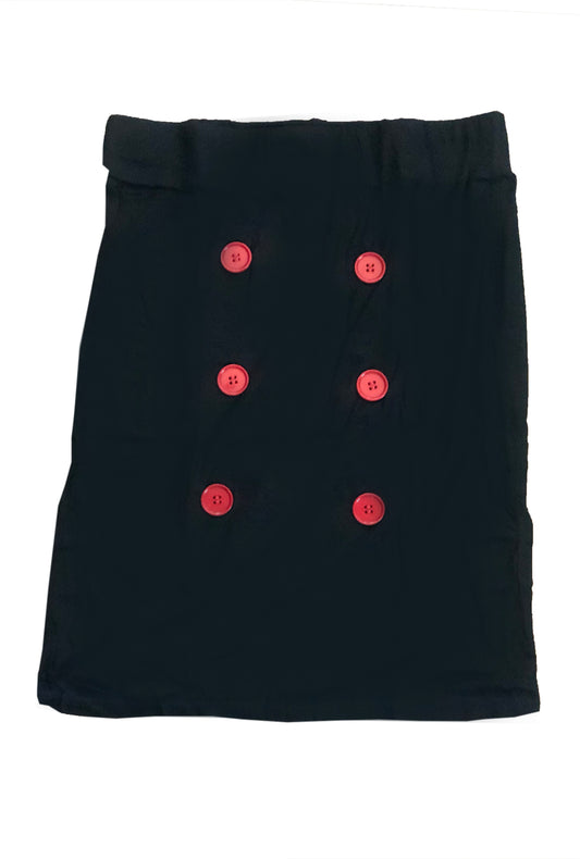 Black Pin-up Pencil Skirt