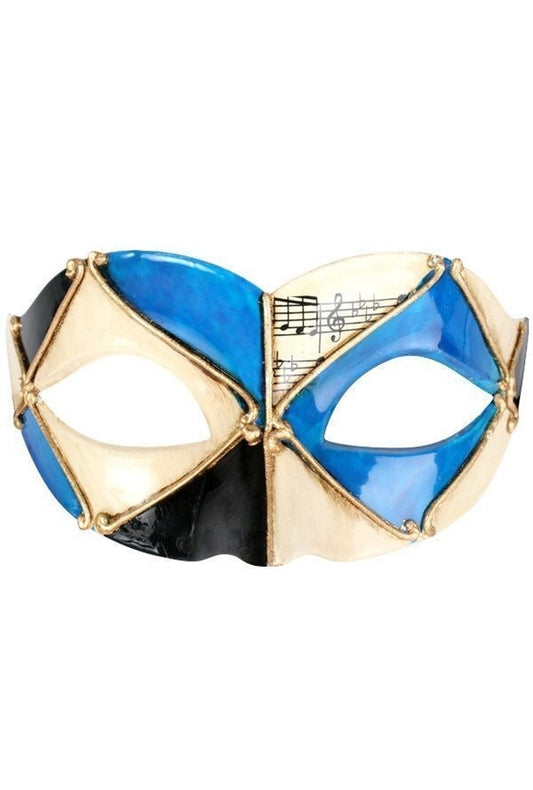 Blue Venetian Style Eye Mask