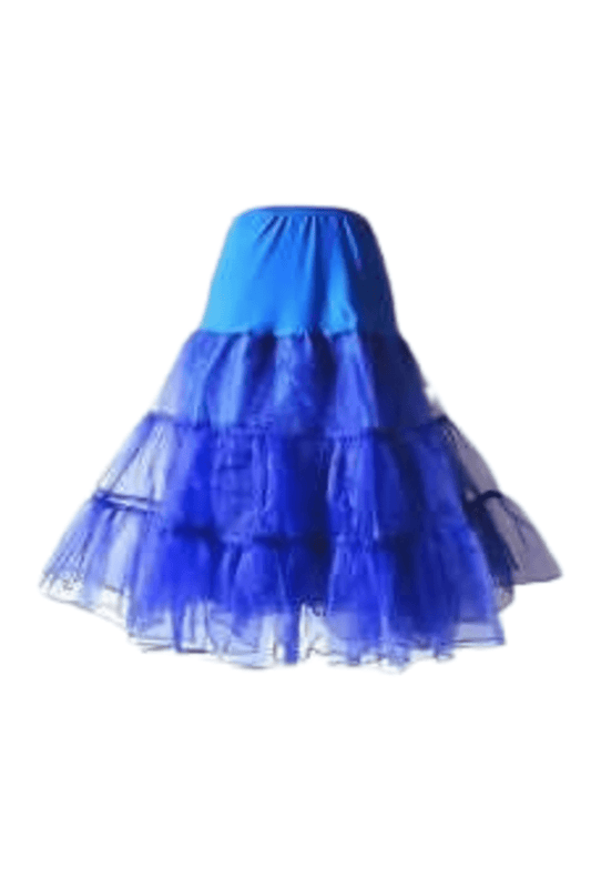 3 Tiered Blue Petticoat