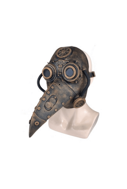Copper Steampunk Plague Doctor Mask