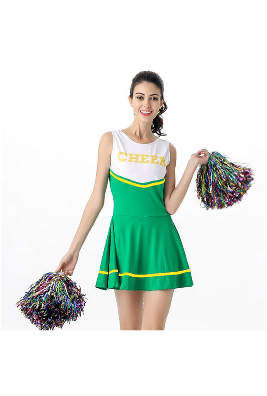 Green Cheerleader Costume