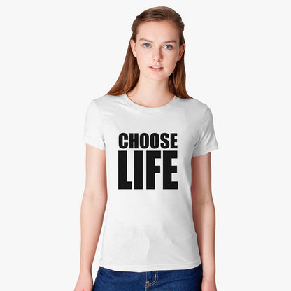 Choose Life 80's Ladies T-Shirt