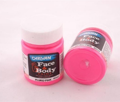 Derivan Face & Body Paint - Fluro Pink