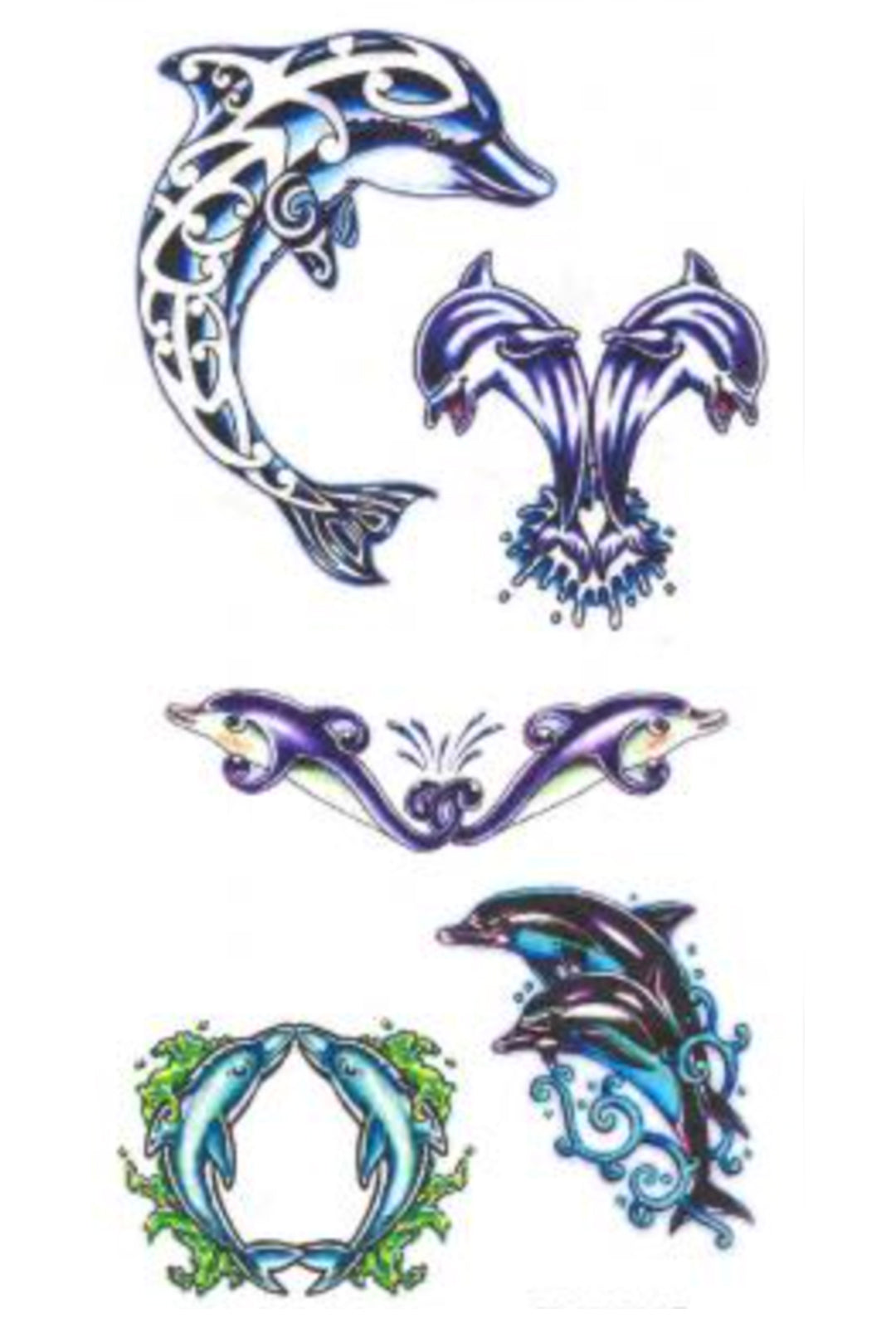 Dolphins Temporary Tattoos