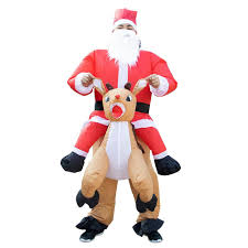 Inflatable Santa Ride On Reindeer