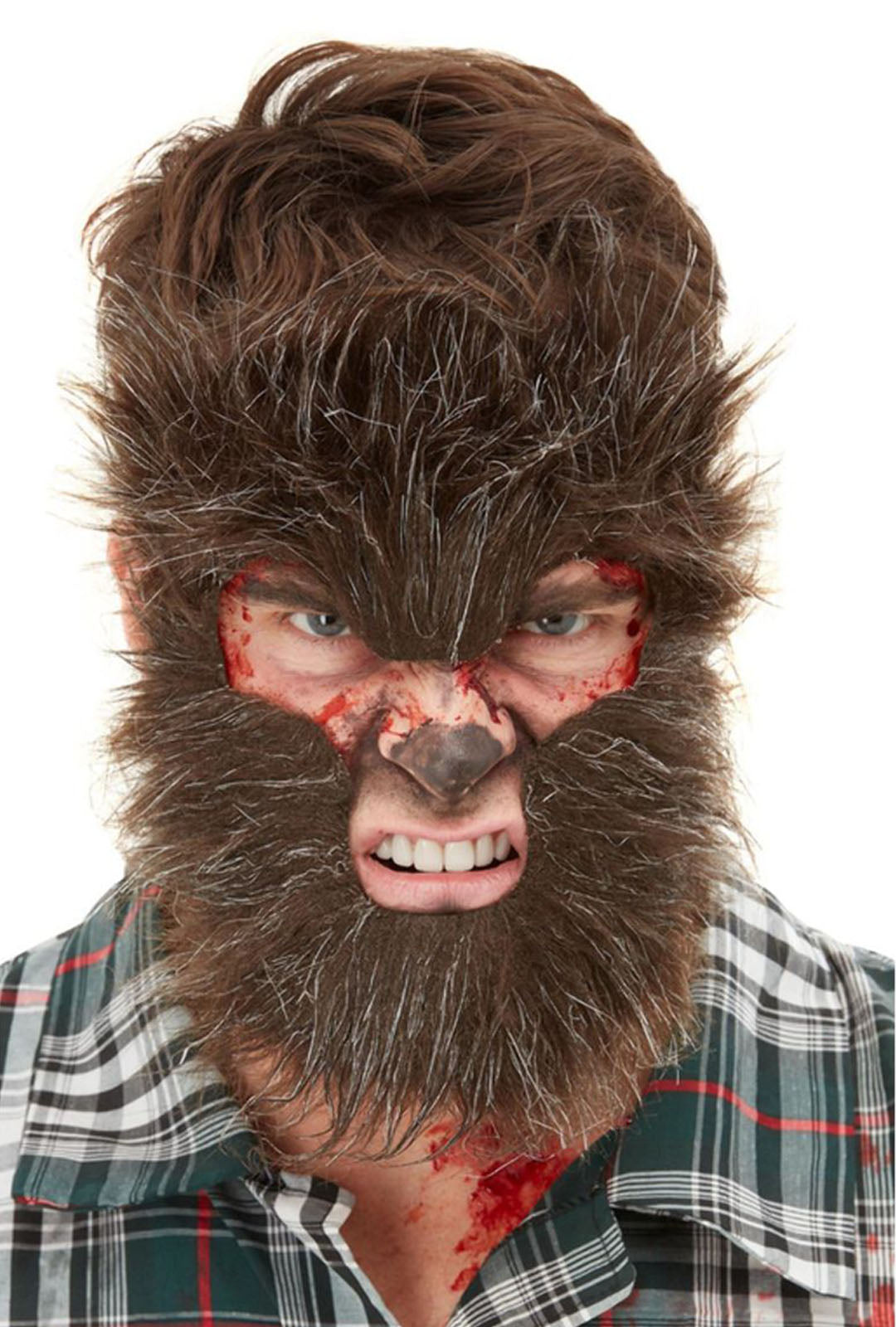 Werewolf Face Fur Make-Up FX