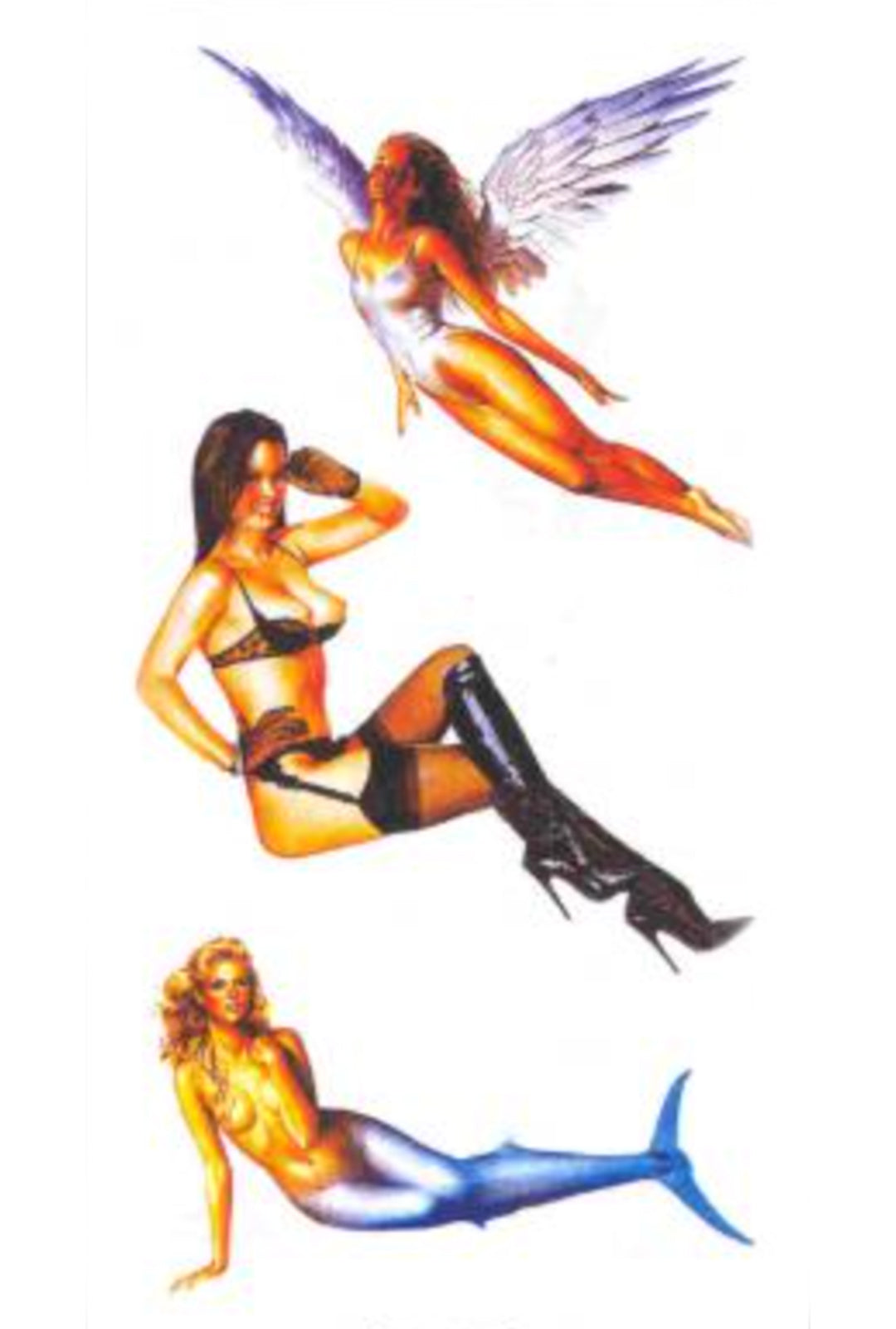 Fantasy Babes Temporary Tattoos