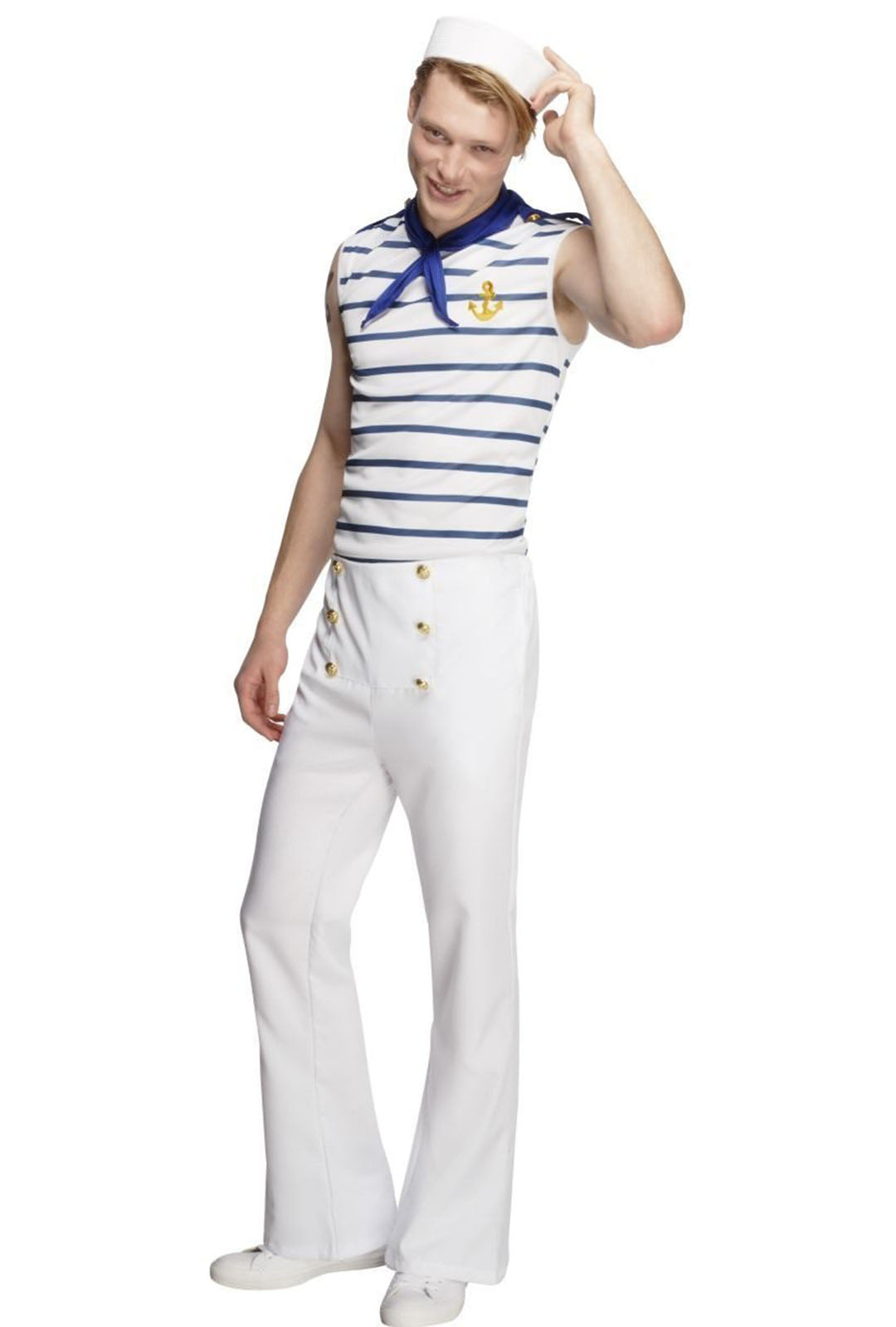 Mens Captain Costume French Sailor Captain Costume
