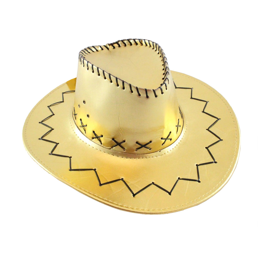 Gold Metallic Cowboy Hat