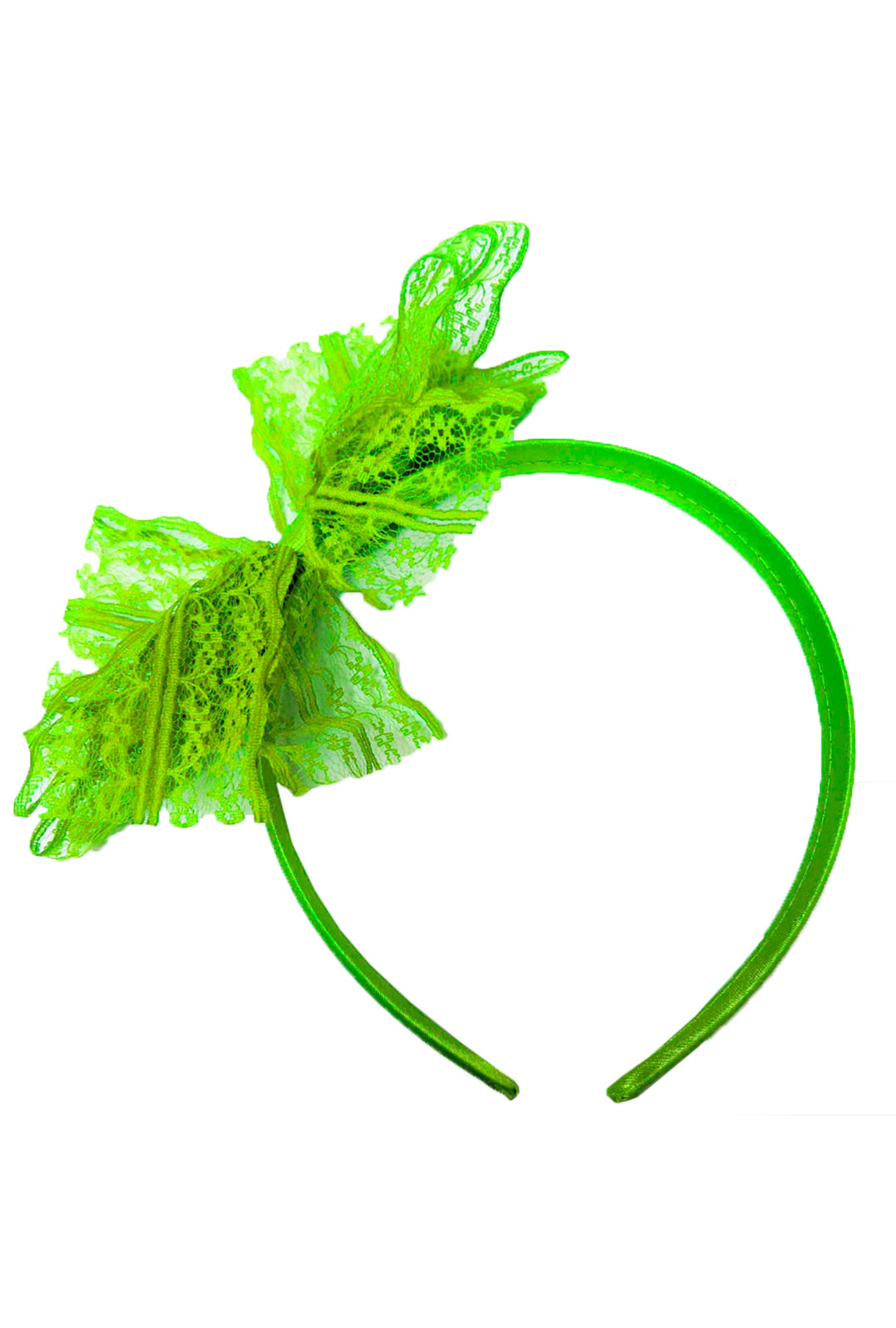Neon Green Lace Headband
