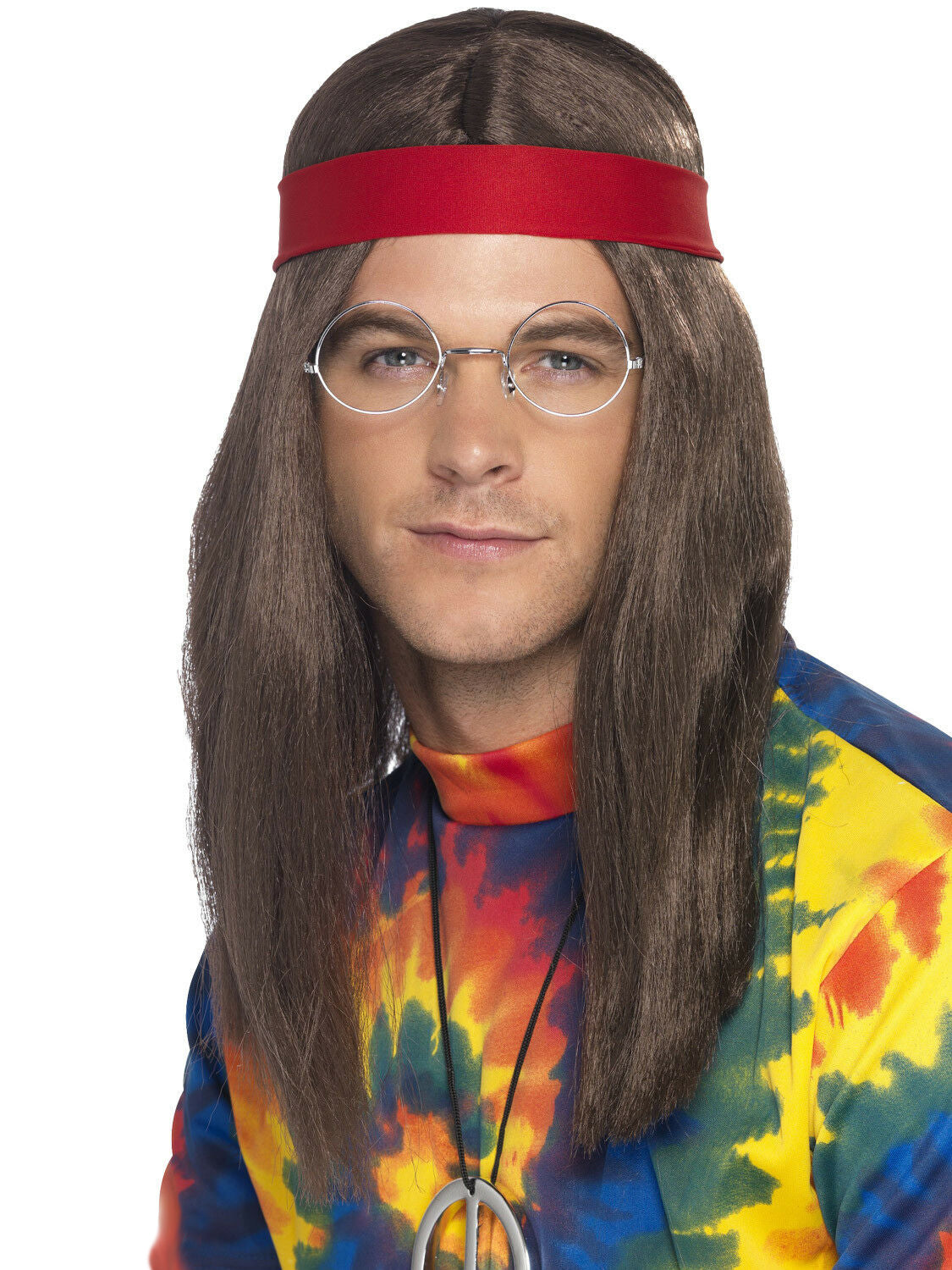 Hippie Man Wig and Accessory Kit