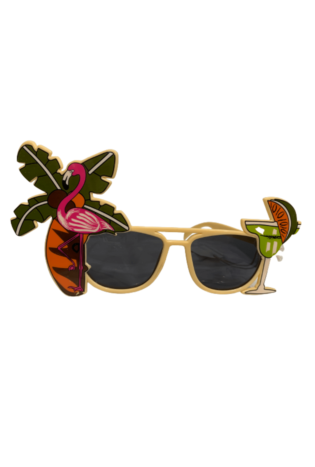 Tropical Flamingo Novelty Glasses