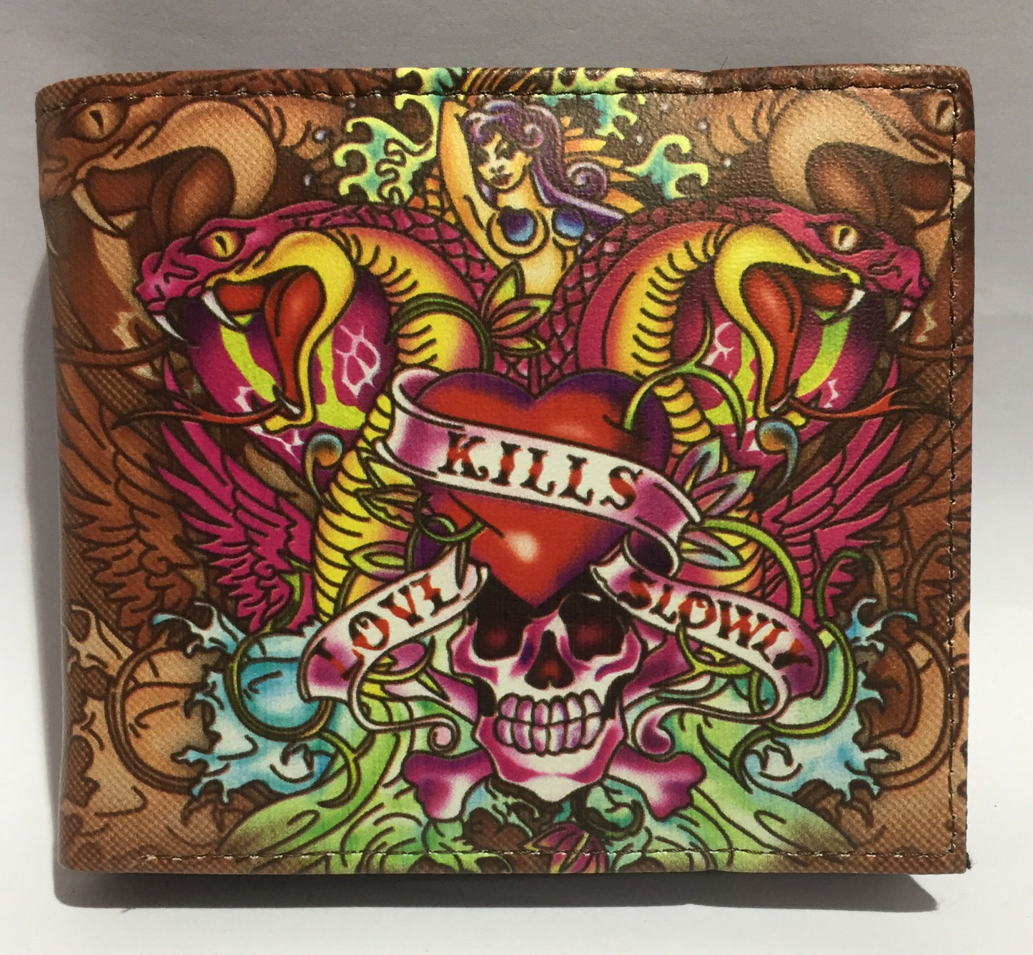 Wallet Love Kills Slowly Brown Snakes