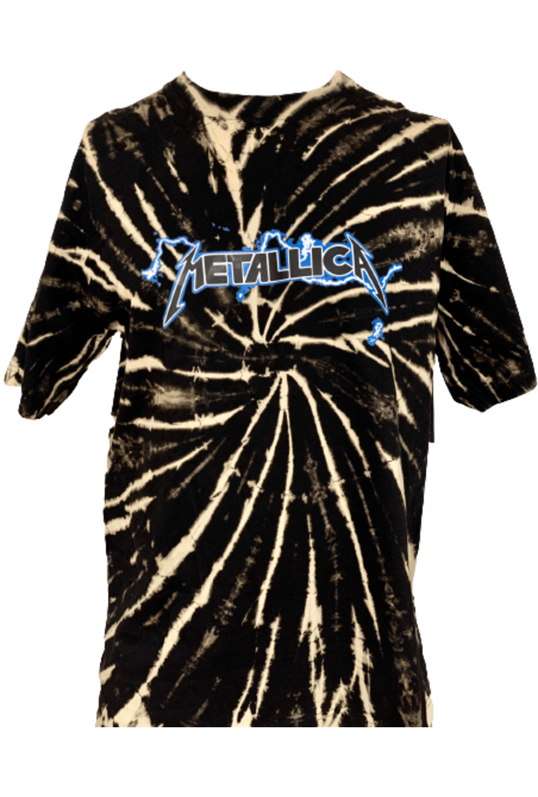 Tie dye metallica shirt sales