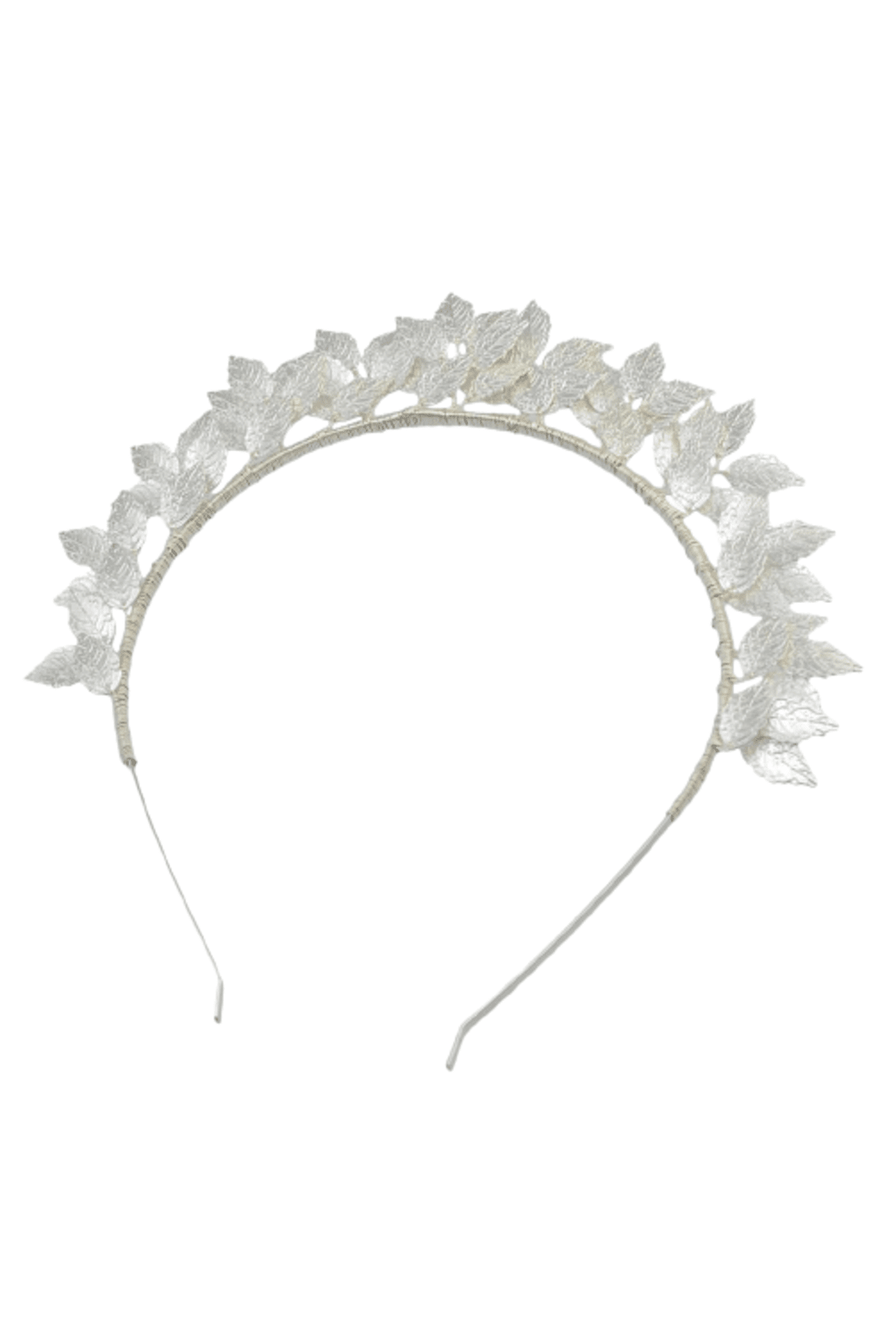 Silver Leaves Headband