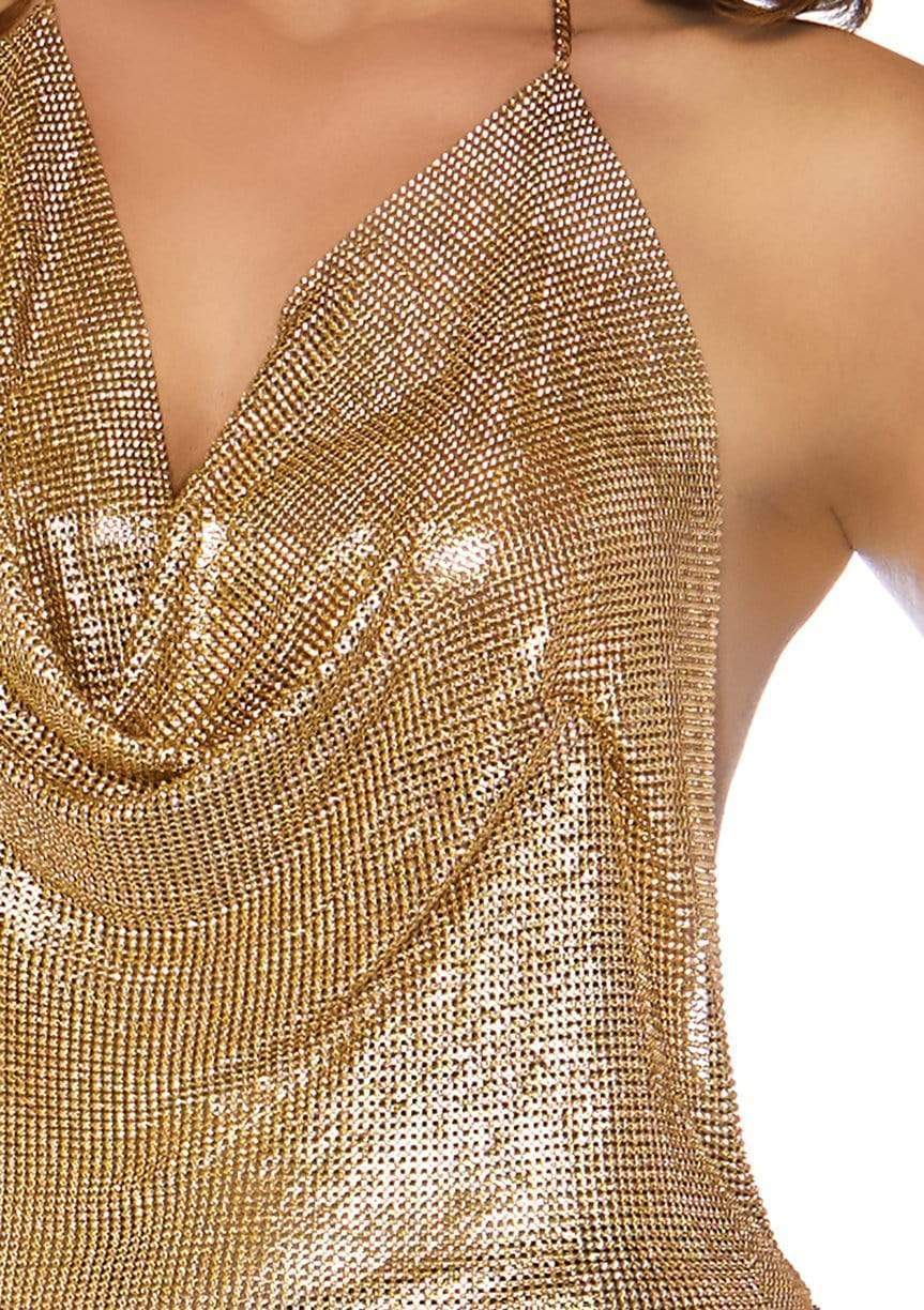 Gold Disco Diva costume