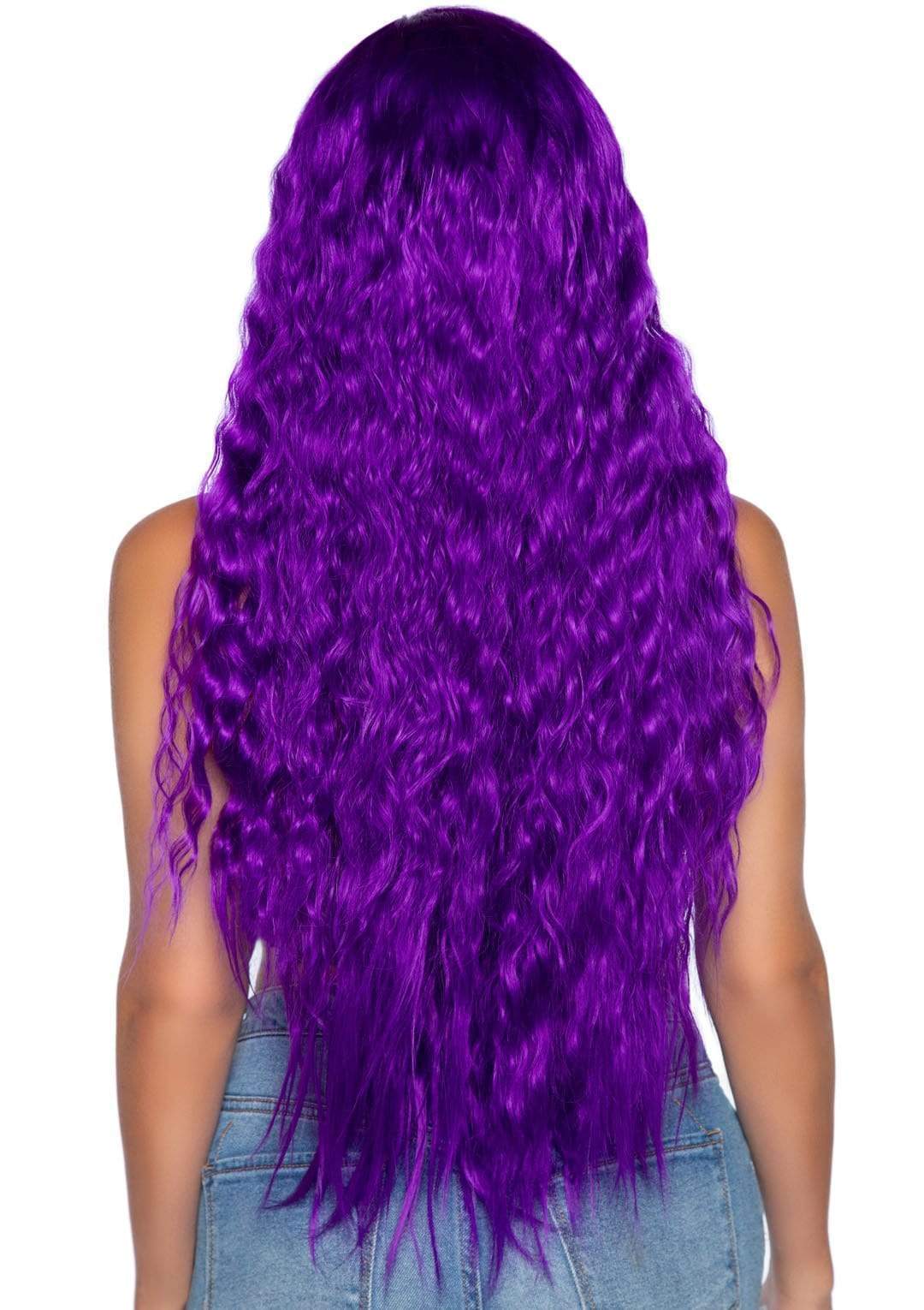 Long Wavy Purple Mermaid Wig