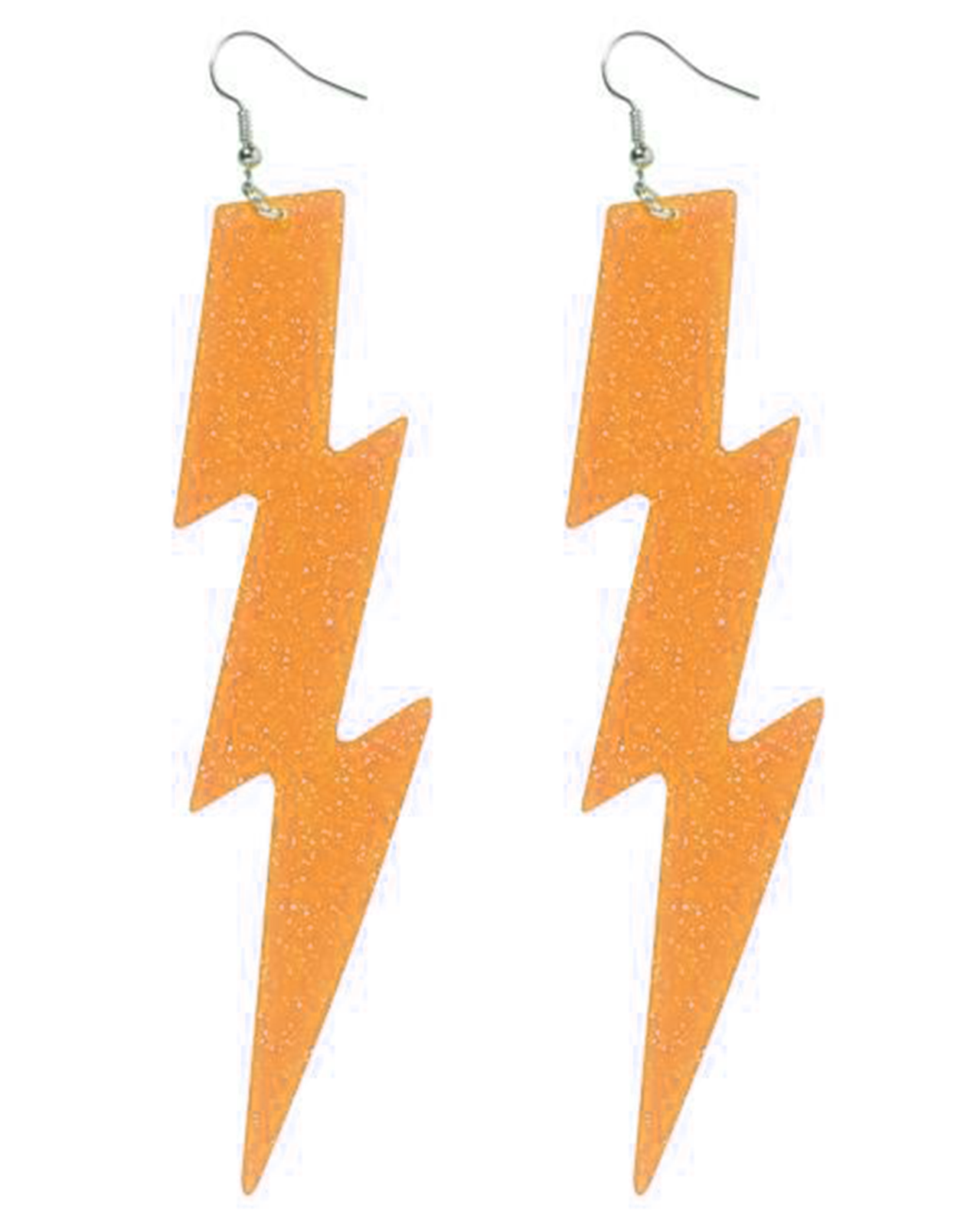 Neon lightning bolt deals earrings