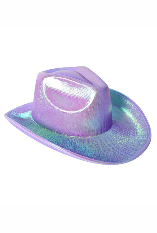 Iridescent Light Purple Cowboy Hat